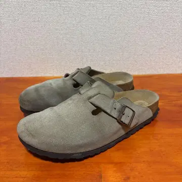 BIRKENSTOCK 보스턴 스웨이드 사보 샌들 24.5cm