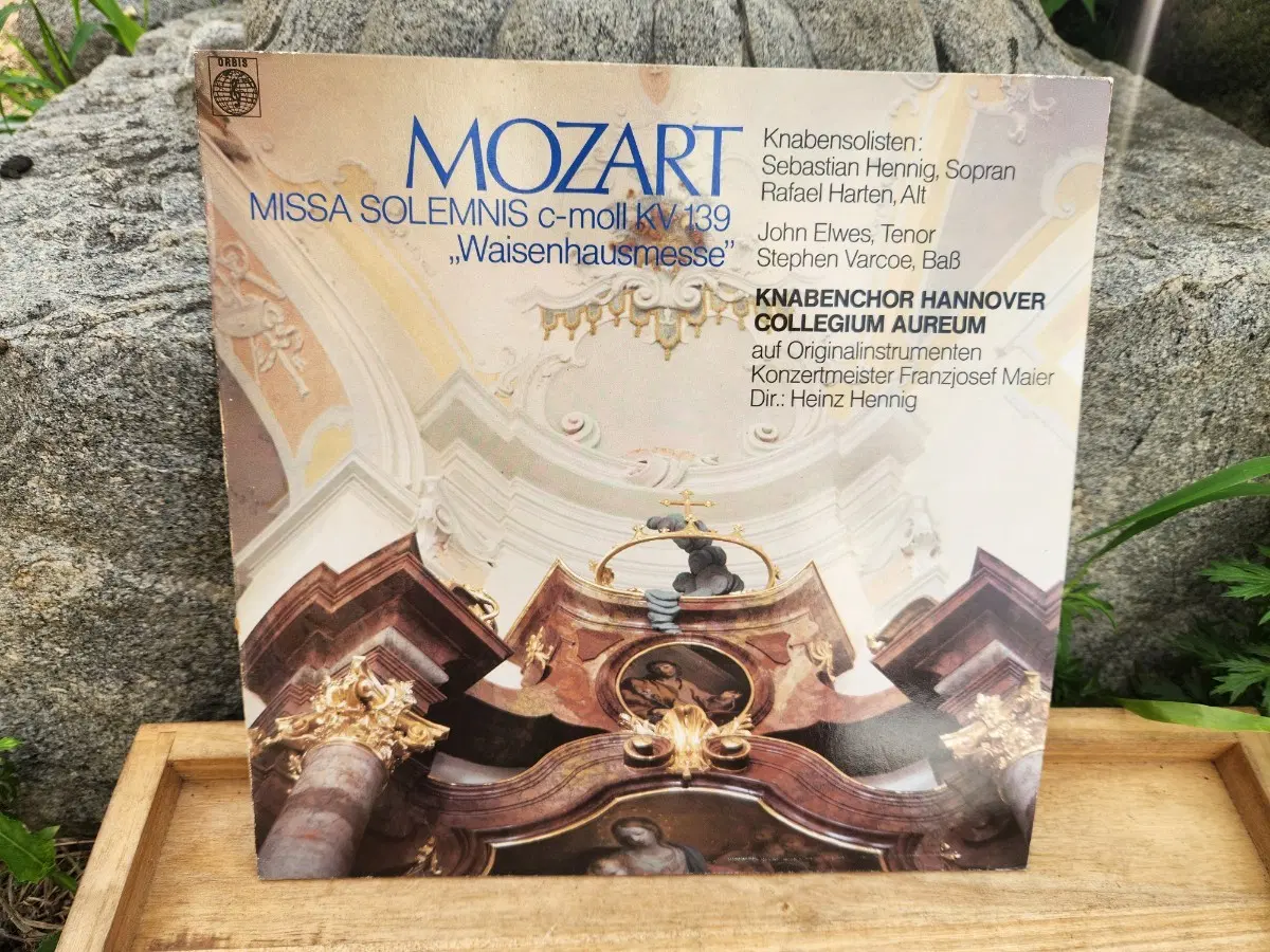 수입LP/MOZART MISSA SOLEMNIS C-MOLL KV139