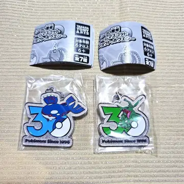 포켓몬 30주년 메탈 참 마스코트 카이오거 레쿠자 가챠 2