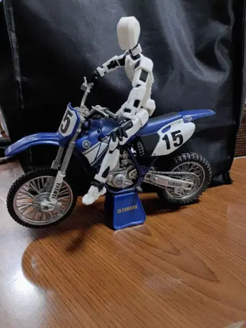 YAMAHA 오프로드 바이크 모형 피규어 세트 1/12