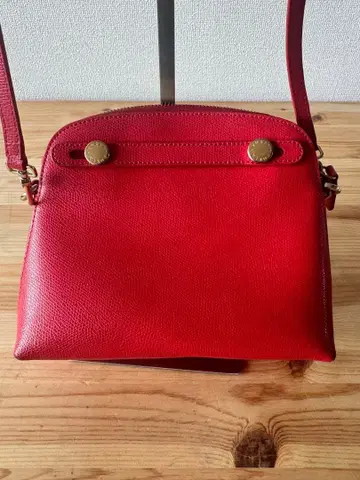 FURLA 훌라 파이퍼 미니 크로스바디 숄더백 빨간색