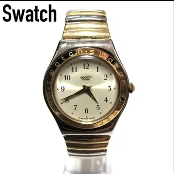 Swatch 스와치 IRONY 골드/실버 뱀줄 벨트 손목시계
