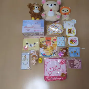 리락쿠마 굿즈 묶음 판매 봉제 인형 잡화