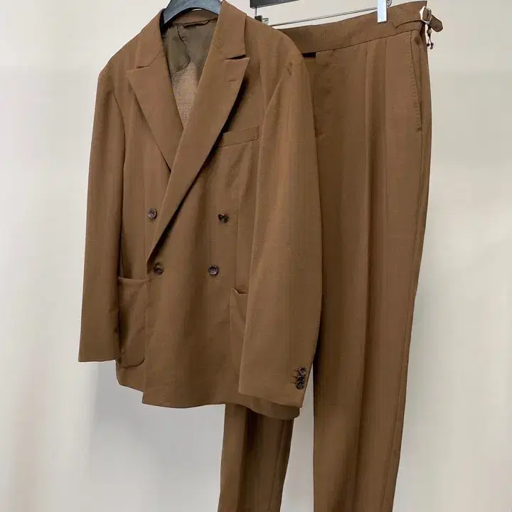 빈티지 MORLES 썸머 울 테일러드 셋업