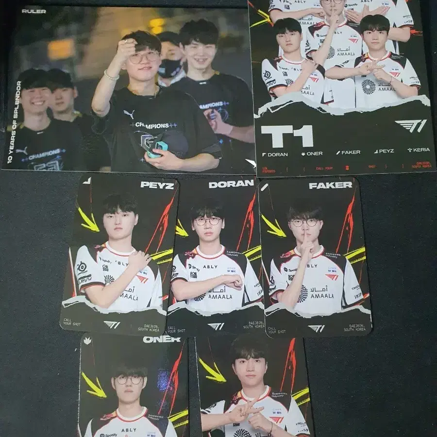 T1 포토카드 & 엽서 & 룰러포토카드(t1엽서만한크기)