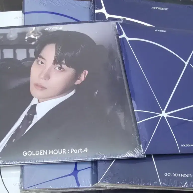 에이티즈 5종세트 미개봉 앨범 ateez golden hour part.4 골든아워 4