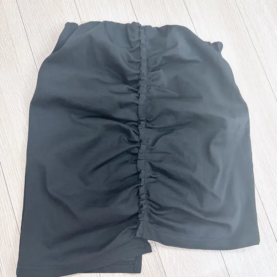 블랙 셔링 언발란스 레이어드탑