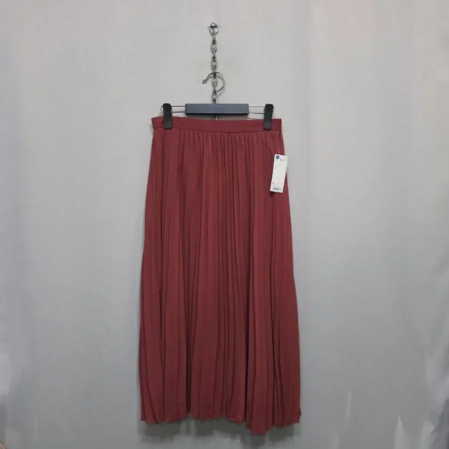 GU 플레어 스커트 로즈 마르살라