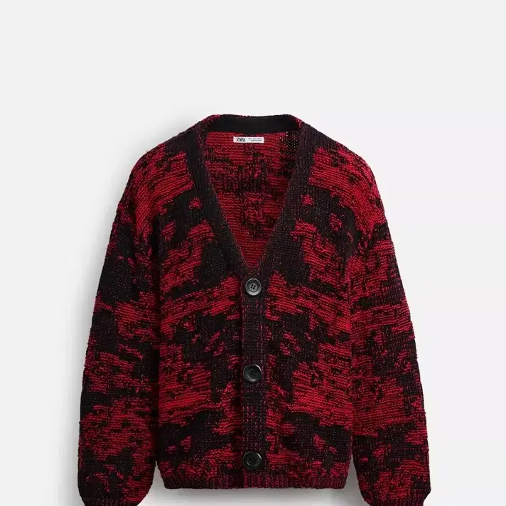 Zara 리미티드 에디션 자카드 가디건 L