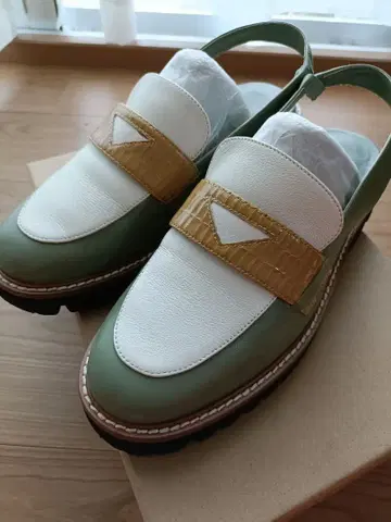 KISCO 슬링백 볼륨 밑창 로퍼 멀티