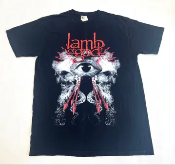 Lamb of God 밴드 티셔츠 XL 스컬 메탈