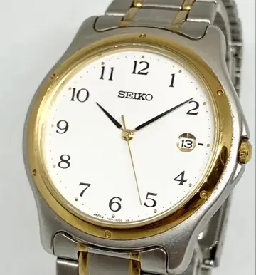 SEIKO 세이코 손목시계 데이트 화이트 다이얼 3침 7N32-0151