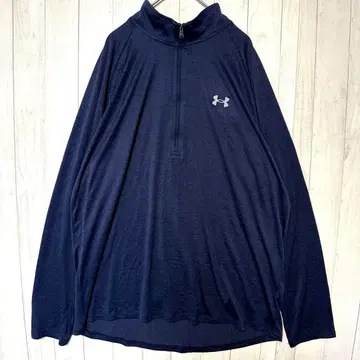 언더아머 남성용 나일론 자켓 집업 긴팔 XL 네이비