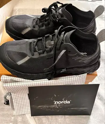 norda 노르다 001 트레일 러닝 블랙 9.5 27.5