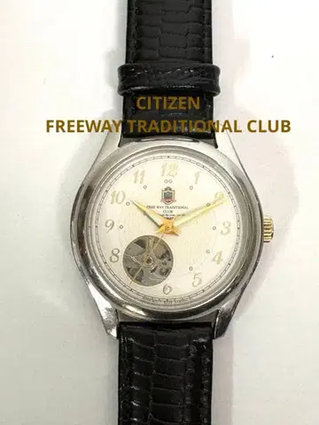 CITIZEN FREE WAY CLUB 스켈레톤 자동 손목시계