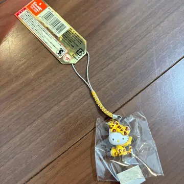Hello Kitty 오사카 한정판 레오파드 무늬 스트랩 지역 한정 키티