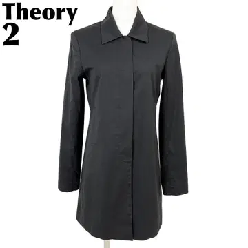 Theory 스텐카라 코트 히요쿠 2 블랙 무지