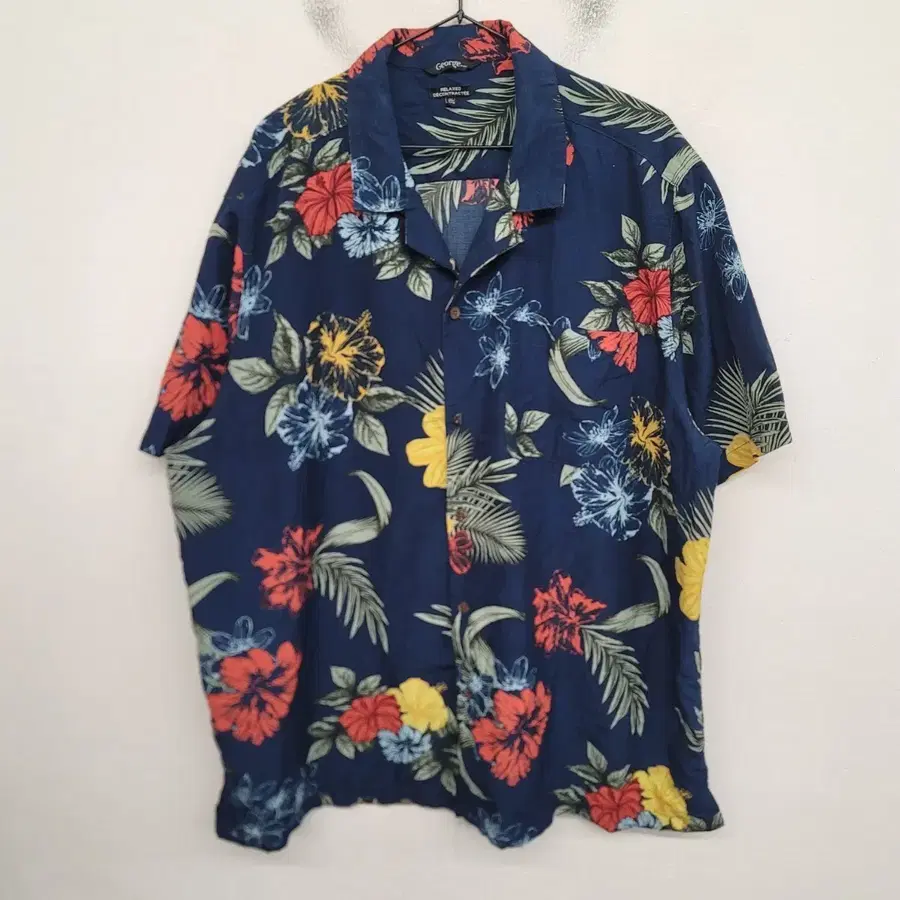 [120/4XL] GEORGE 하와이안 셔츠 / USA