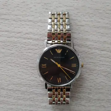 EMPORIO ARMANI 남성용 손목시계 쿼츠 콤비 컬러