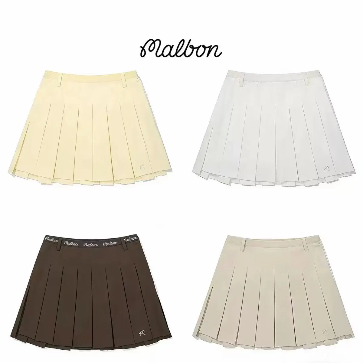 Malbon 말본 골프 여성스커트