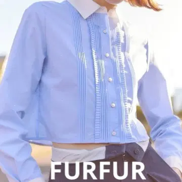 FURFUR 크롭 긴팔 셔츠 셔츠 색스