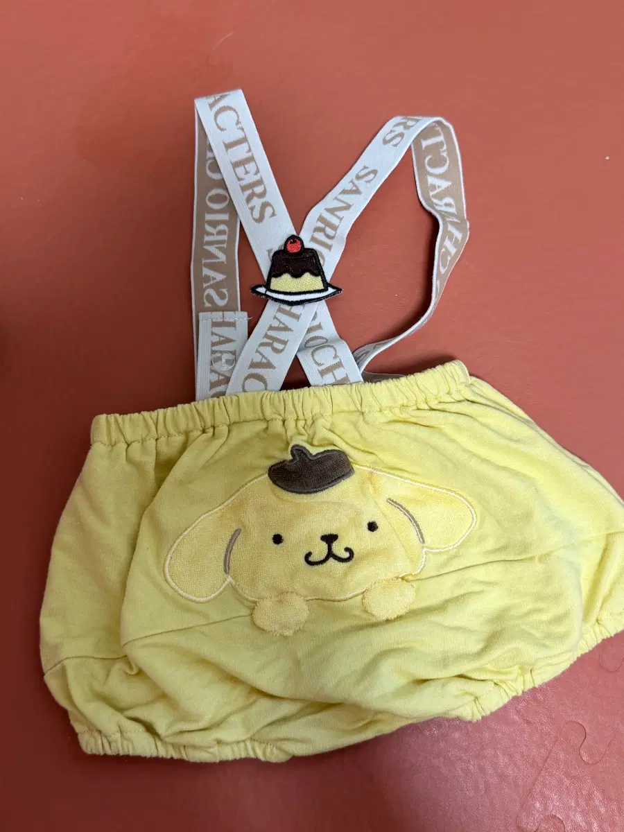 폼폼푸린 멜빵 반바지 7080