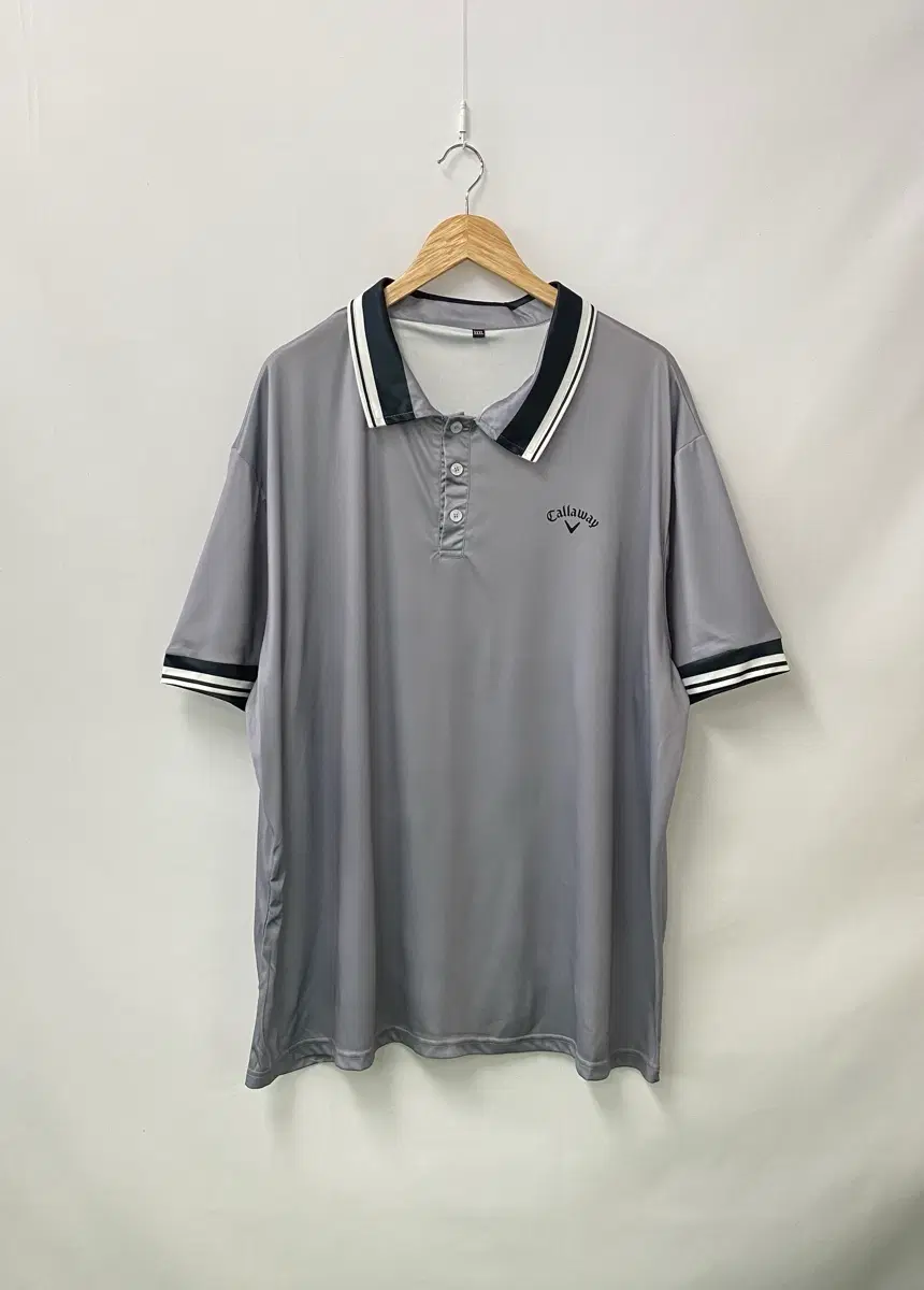 55.캘러웨이 골프 반팔 카라티 남성 그레이3XL