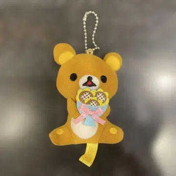 리락쿠마 해바라기 꽃다발 봉제 인형 키링