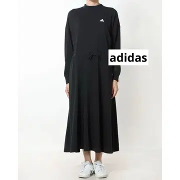 adidas 아디다스 긴팔 원피스 블랙 M