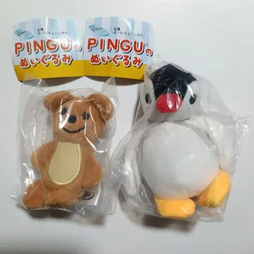 PINGU 봉제 인형 가챠 마스코트 핑가 곰 봉제 인형