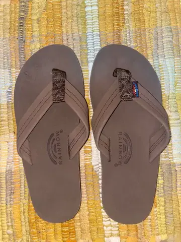 레인보우 샌들 브라운 27cm