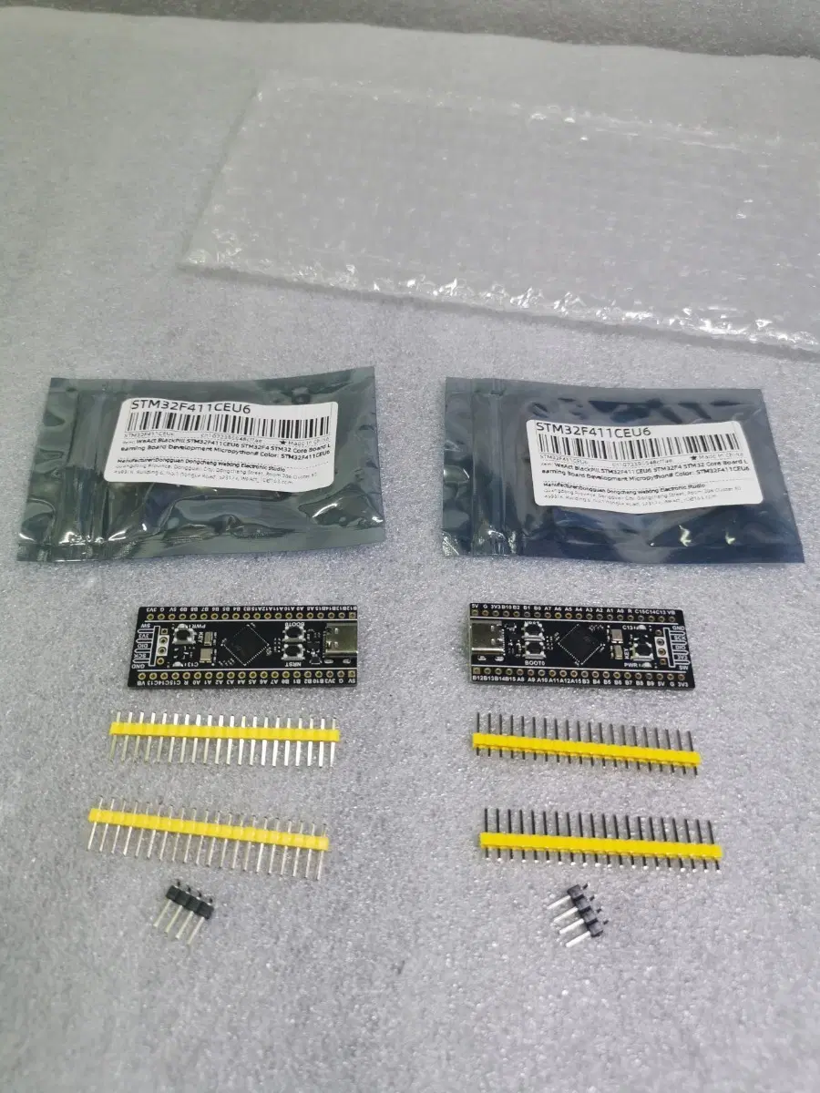 STM32F411CEU6 개발보드 2개