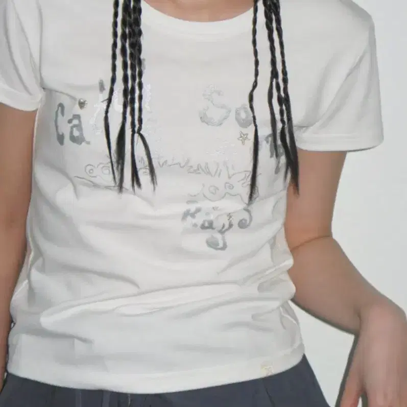 타입서비스 Catch Embroidery T-Shirt 반팔