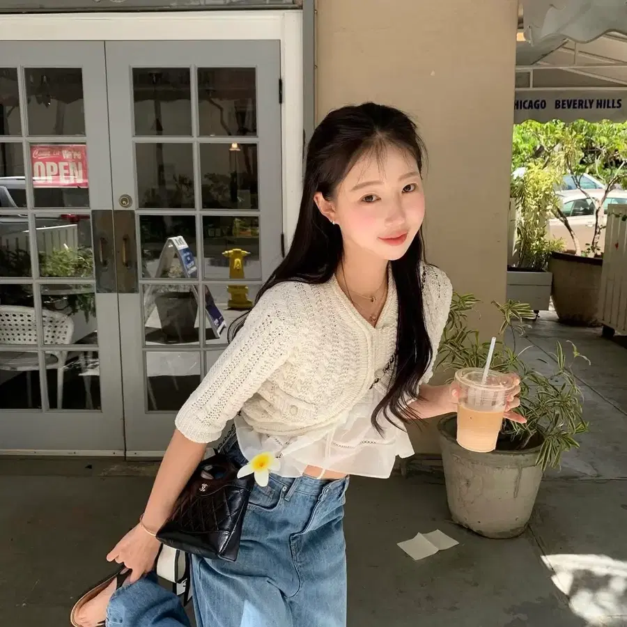 샤샤 볼레로 가디건