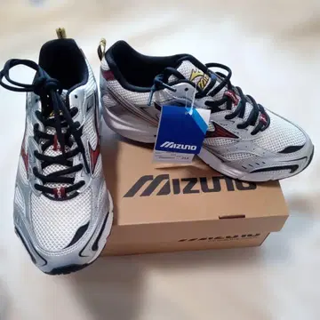 [택 포함 새상품] 미즈노 MXR 24.5cm 실버 보르도 Y2K 테크