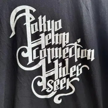 TOKYOHEMPCONNECTION x HIDE&SEEK HEMP TEE