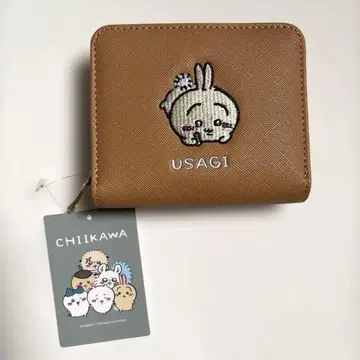 치이카와 (먼작귀) 접이식 지갑 토끼 브라운