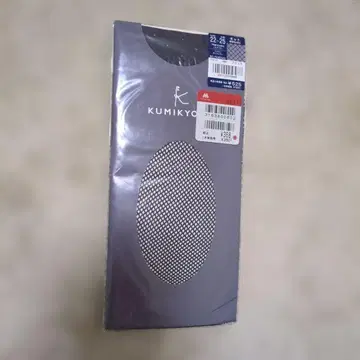 KUMIKYOKU 그물 무늬 하이삭스 블랙 22-25cm