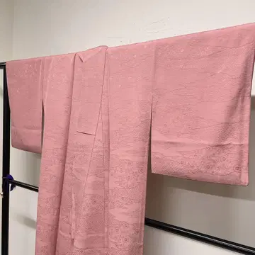 이로무지 카스미토리 칠보 꽃 무늬 하나비시 기모노 102tz