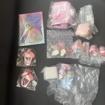 마이멜로디 마스코트 마이멜로 키링 묶음 판매 11점