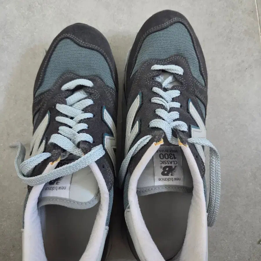 뉴발란스 1300 cls 스틸 블루 275