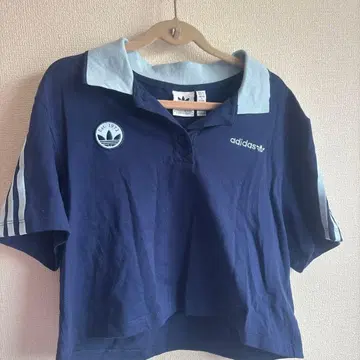 adidas 여성용 반팔 피케 셔츠 네이비