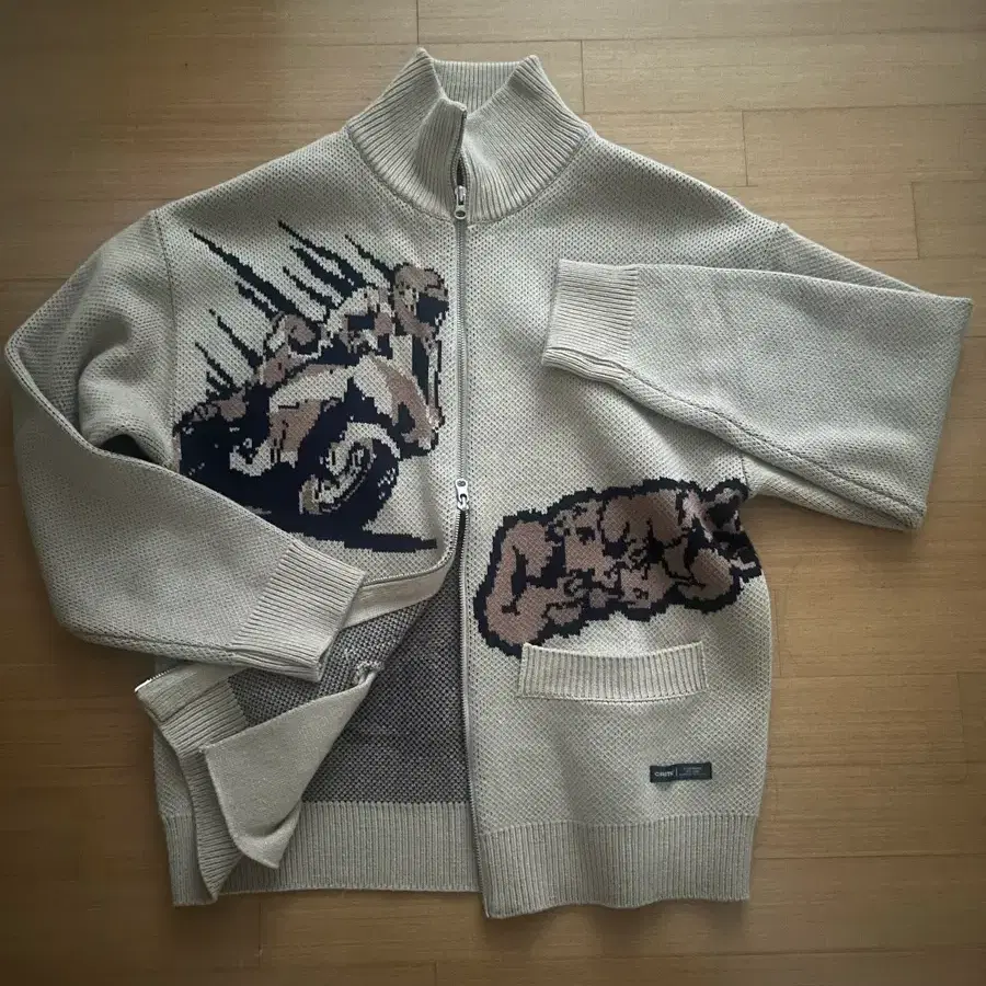 Critic knit zip ups