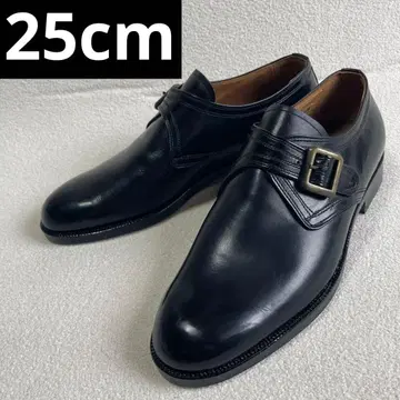이탈리아제 Cinelli 싱글 몽크 스트랩 슈즈 25cm 가죽 신발