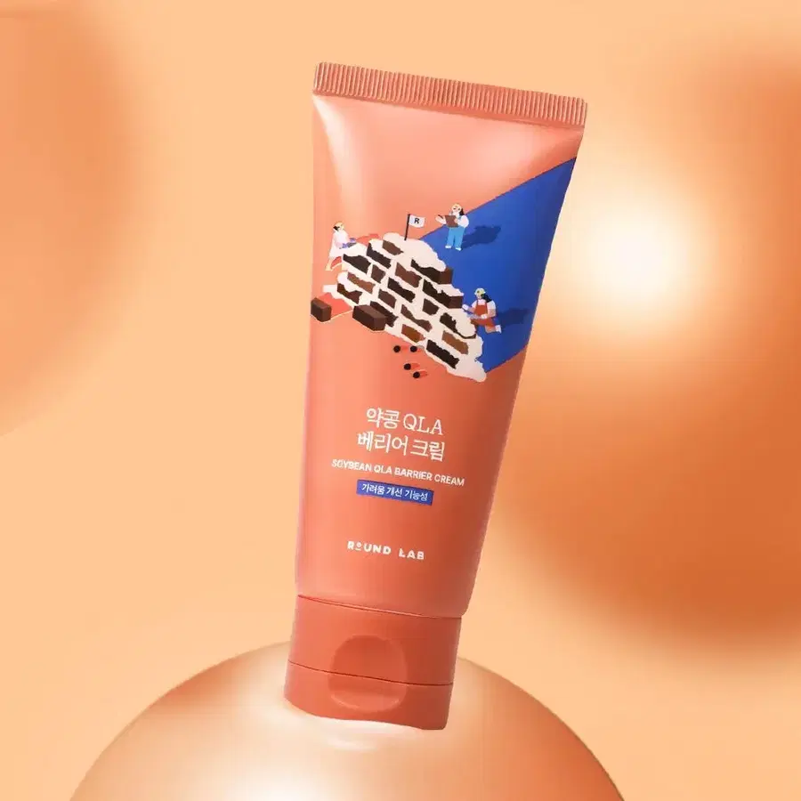 라운드랩 약콩 QLA 판테놀 베리어 크림 80ml