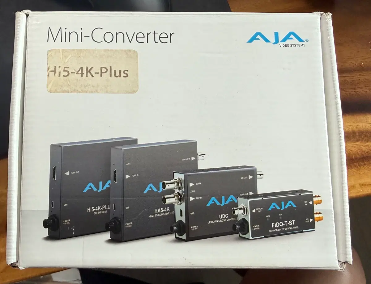 Aja HI5-4k-PLUS (sdi to Hdmi 컨버터)