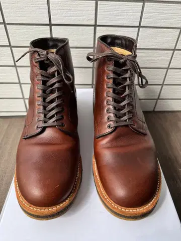 새상품급 Alden 알든 N5803 플레인토 부츠 US8 브라운