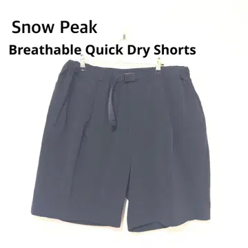 스노우피크 퀵 드라이 숏팬츠 블랙 XL 블랙 snowpeak