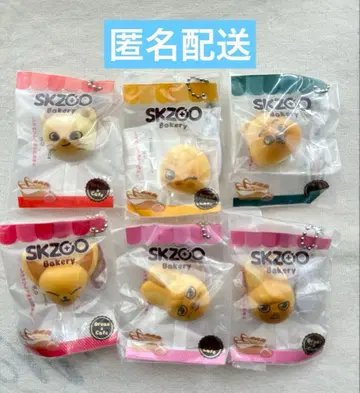 SKZOO 베이커리 참 5종 6개 세트