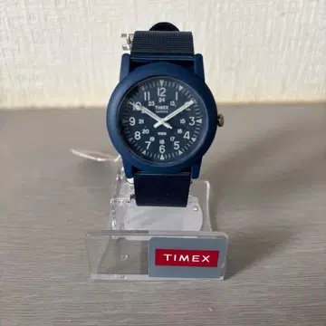TIMEX 캠퍼 남성용 손목시계 네이비